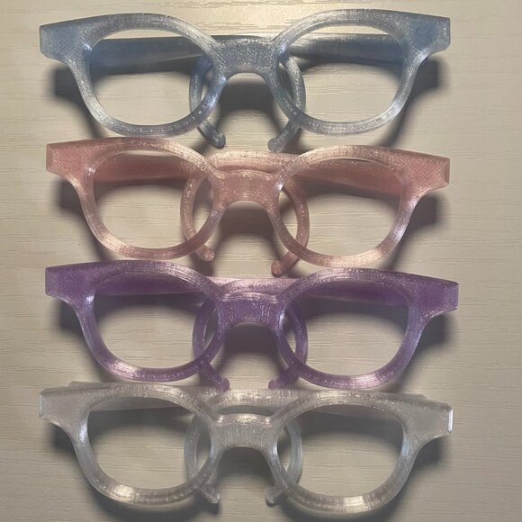 Replacement Glasses for Vintage Cabbage Patch Kids HM8 and other Kids- White - Picture 1 of 6